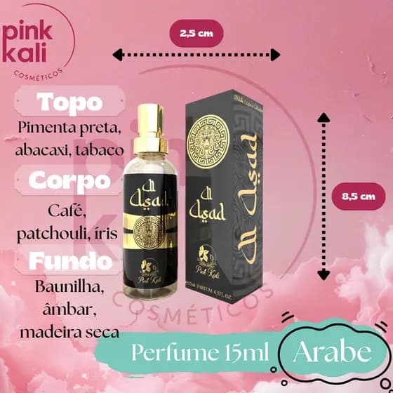 Asad 15ml - Pink Kali - Perfume Árabe - Masculino - Unissex - perfumado