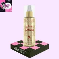 Real Amber Body Splash 200ml Pink Kali Corporal spray arabe unissex masculino feminino perfumado