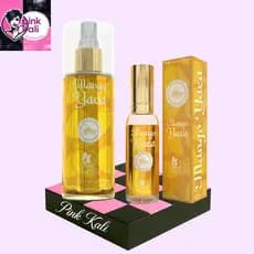 MANGO YARA Kit (02 unidades) Body Splash 200ml + Perfume 15ml Arabe PINK KALI feminino original