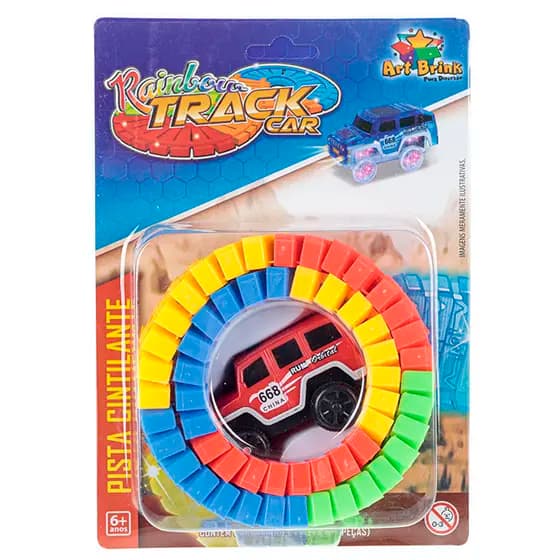 Pista Color Flexivel Com 56 Pecas - Art Brink