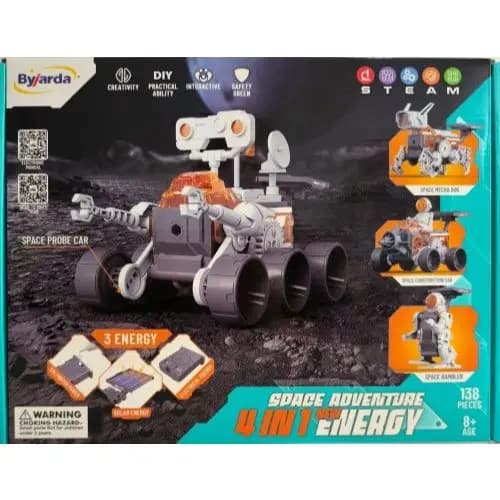 KIT EDUCACIONAL ROBÓTICA STEAM NOVO CIENTISTA EXPERIENCIA ESPACIAL