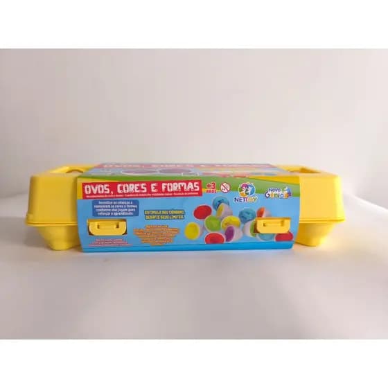 JOGO EDUCATIVO EXPERIENCIA DOS 12 OVOS CORES E FORMAS