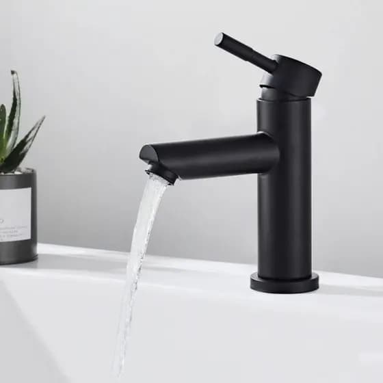 Torneira para Banheiro de Bancada Bica Baixa Monocomando Agua Fria Gourmet