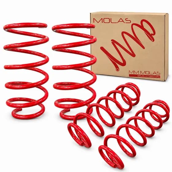 Kit 4 Molas Esportiva Polo 1.6 G2 Ano 2003 A 2016 Mm Molas Fox CrossFox