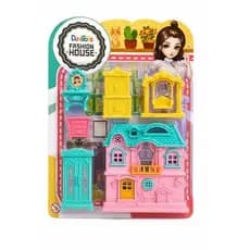 Casinha Boneca Infantil Moveis Acessorios Brinquedo Didatico Resistente Seguro Criatividade Imaginação