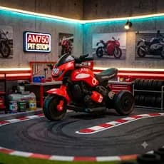Mini Moto Eletrica Infantil Vermelha Alta Velocidade Design Esportivo Seguranca Diversao