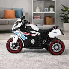 Mini Moto Eletrica Infantil Branco Design Compacto Alta Mobilidade Diversao Crianças
