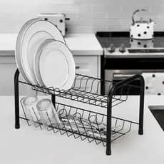 Escorredor Berço Com Porta-copos Arthi Black