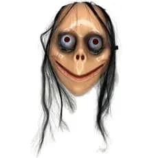 Máscara Momo Halloween/Carnaval