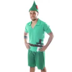 Fantasia Peter Pan Adulto Carnaval