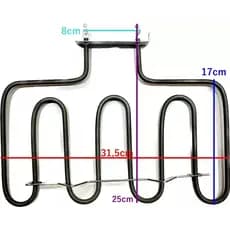 Resistência 127v Grill Churrasqueira Cadence Grl810 Grl860
