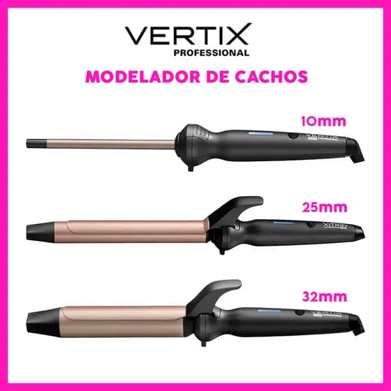 Vertix Modelador de Cachos (Design Moderno e Ergonômico, Perfeito para deixar seus Cachos Definidos)
