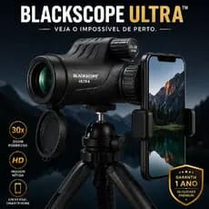 BLACKSCOPE ULTRA Luneta Telescópica 30x HD Para Celular Com Tripé Profissional Universal
