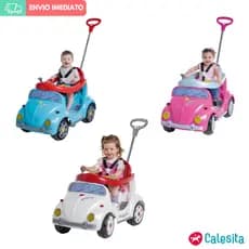 Carrinho de Passeio Infantil Calesita Fouks Fusca Pedal