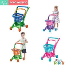 Carrinho Mercado Infantil Brinquedo De Compras Imaginativa