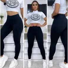 CALÇA LEGGING PELUCIADA, LEGGING FLANELADA FEMININA CINTURA ALTA .