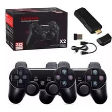 Vídeo Game Retrô Stick 3d 128gb 50 Mil Jogos 2 Controles