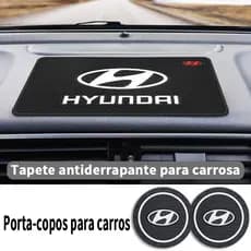Almofada Antiderrapante De Carro Em PVC Decoração De Painel De Instrumentos Para Hyundai Verna MISTRA SantaFe sonata elantra LA-FESTA Veloster Tucson acc