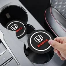 Honda coaster Carro Moda Decorativa Copo De Água slot Tapete De silicone Para Ajuste CR-V Piloto Accord Vezel Odyssey INSIGHT Clareza CIVIC