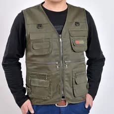 Colete geral colete de pesca fotografia Multi-bolso tático roupas de segurança colete tático