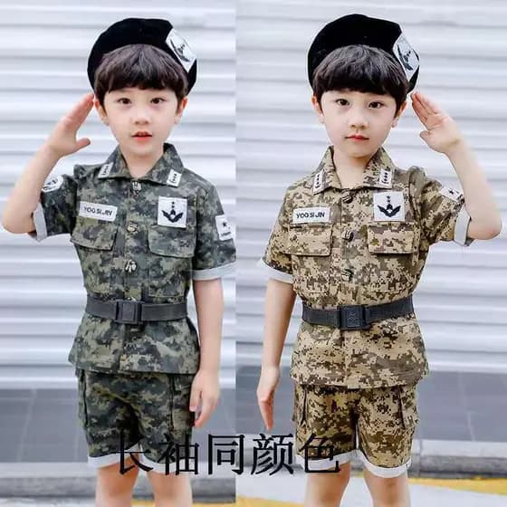 Terno camuflado infantil, uniforme militar infantil, uniforme policial infantil
