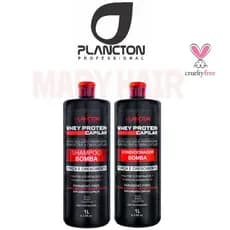 Whey Protein Plancton Shampoo Condicionador 1Litro - Plancton
