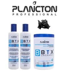 Kit Btx Orghanic Redução de Volume Sem formol + 3 Semanas Plancton + Luvas