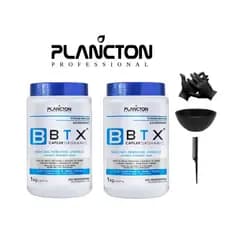 2 Btx Orghanic 1kg Redução de Volume Sem Formol Plancton + Luvas
