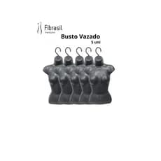 Busto Silhueta Vazado Giratório 5 Unidades