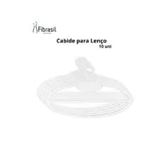 Kit cabide para lenço acrilico transparente 10 unidades