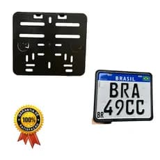 Suporte Placa de Moto, Moldura Para Placa Mercosul, Suporte Placa Bike