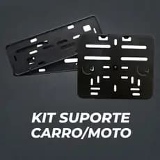 Kit De Suporte Para Carro e Moto Plástico Injetado Material Resistente