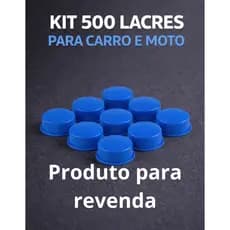 Kit 500 Lacres Para Parafuso Carro/Moto Proteção Para Seu Veiculo Plastico Injetado