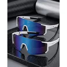 Kit 2x Oculos Feminino Masculino Ciclismo Corrida Oculos Esporte Óculos De Sol Para Ciclismo UV400 Esportivos  Proteção