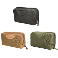 Bolsa Com Zíper De Malha LUC/Painel De Inserção Modular MOLLE De Armazenamento Multifuncional EDC Suporte De Gancho E La