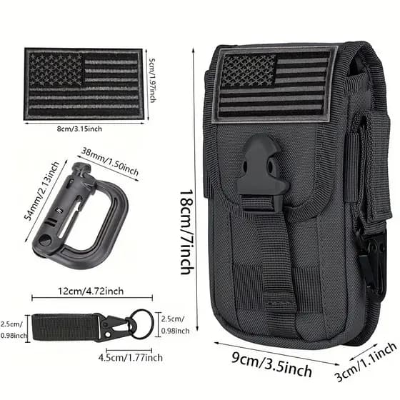 LUC Capa De Telefone Multifuncional , smartphone , Acessório MOLLE , Cinto/Pacote De Cintura , Adequada Para Telefones D