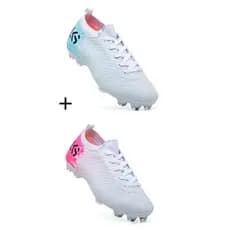 Kit 2 Pares Chuteira Campo Futebol Elite