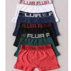 Kit 5 ou 3 Cuecas Boxer Infantil Cotton Algodão Original
