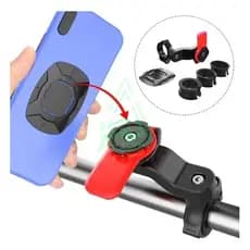 Suporte Celular Bicicleta Seguro Com Trava Quad