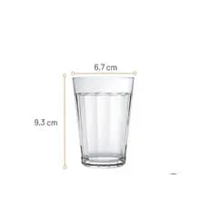 Copo Americano de Vidro 190ml 6/8/12/24/48 Nadir Lanchonete Restaurante Bar