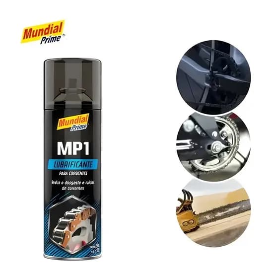 Lubrificante para Correntes Moto Bicicleta 250ml Mundial Prime