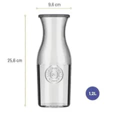 Jarra Leite Suco Água Decanter Americano c/ Tampa 1,2l Nadir