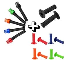 Kit Manopla + Respiro Tanque  Moto Trilha Motocross Off Road