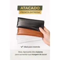 Kit 30 Estojos Porta óculos • ATACADO • Preço de Fábrica • Ideal para Lojistas
