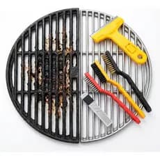 Kit Raspador Para Box Piso Vidro Cerâmica Azulejo 3 Escovas