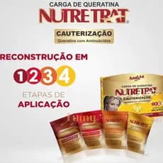 Carga De Queratina Cauterização Ana Lea Reconstrução E Nutrição Capilar Restauradora Nutretrat