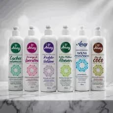 Creme De Cabelo Finalização Cachos Volumosos Aney Brilho Molhado Aloe Vera Para Cabelos Cacheados