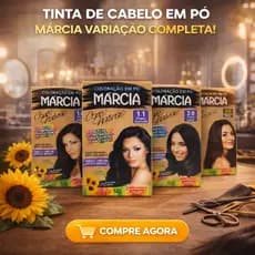 Tinta De Cabelo Tintura Em Pó Coloração Márcia 12g