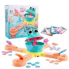 Jogo Infantil Sapo Papa Insetos Brinquedo Interativo Diversão para a Família 2-4 Jogadores