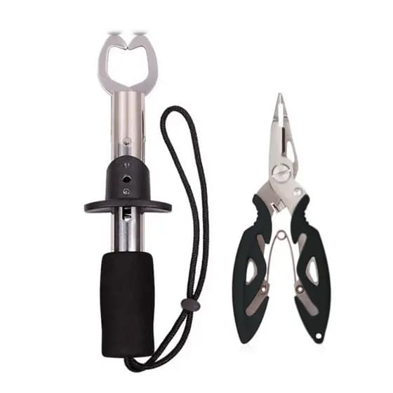 kit alicate De Pesca Conjunto De Aperto De Peixe Ferramentas e Alicate Multi-função de Pesca enviar cor aleatória